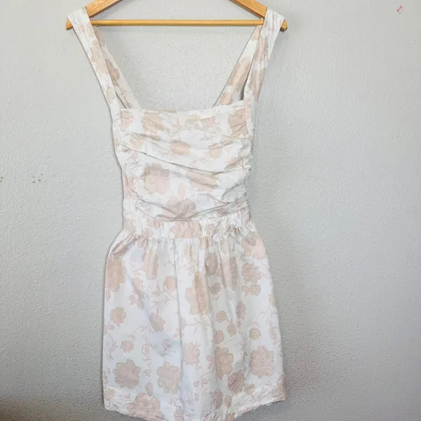 Free People Meet Me In Maui Printed Mini Dress NWT‎ Size Large - Image 4