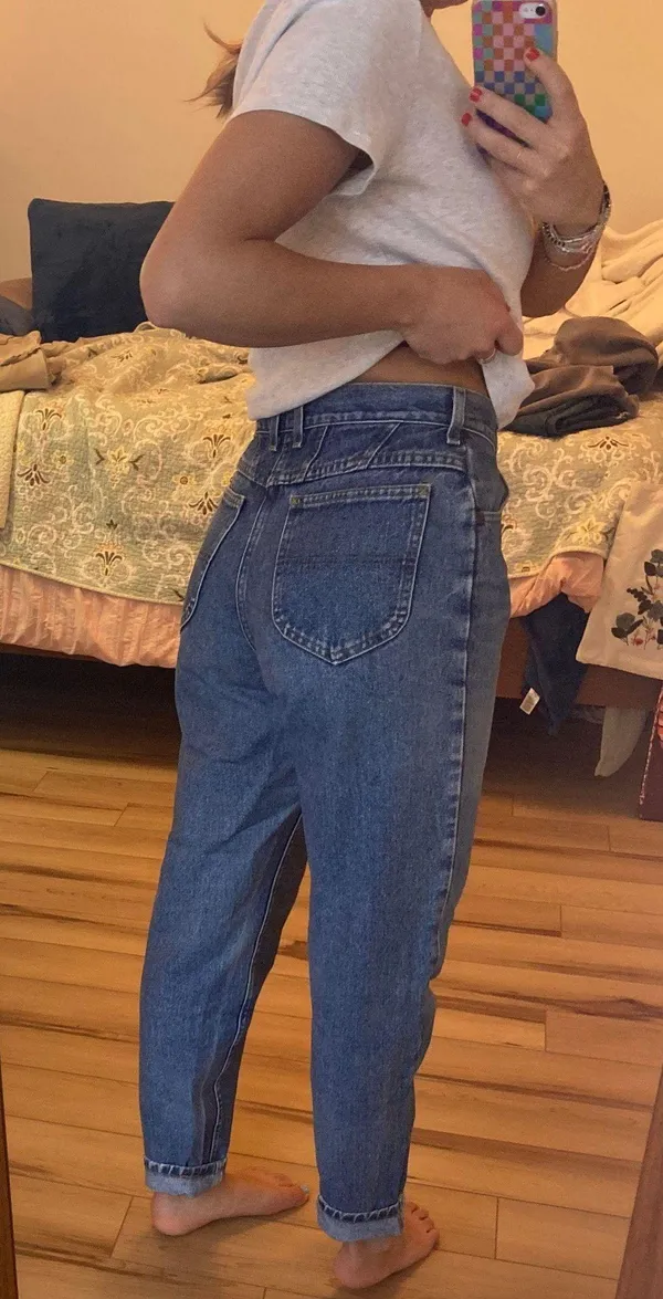 Vintage Rider Mom Jeans - Image 6