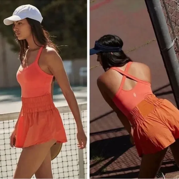 Free People Movement Way Home Skortsie in Morning Burst Size L Activewear Tennis - Image 2