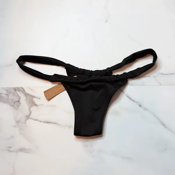 NWT Skims Signature Swim Ruched Thong Bikini Bottom - Image 2