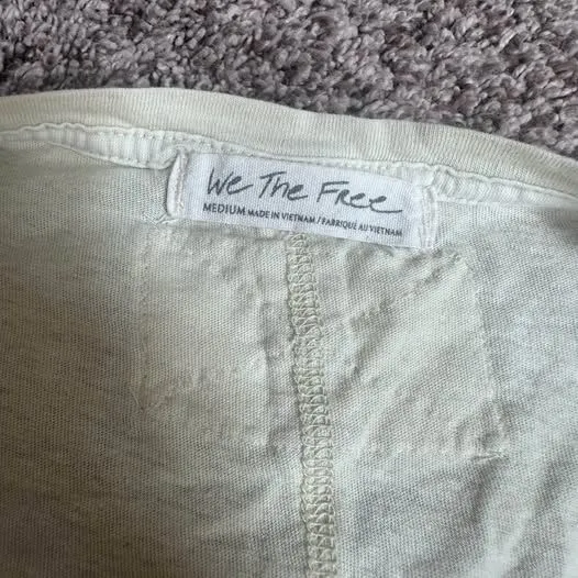 Free people T-shirt yellow - Image 3