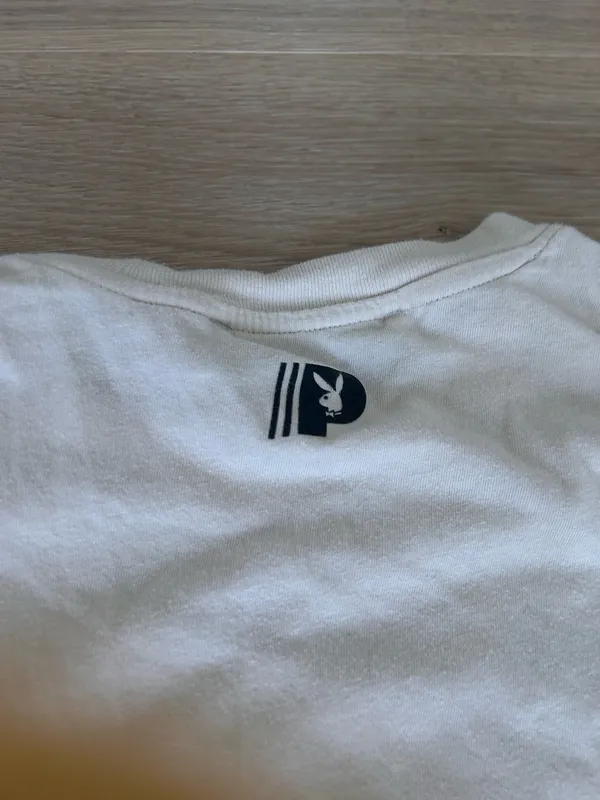 White Playboy T-Shirt - Image 4