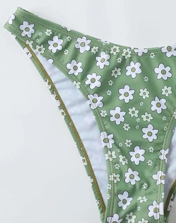 SheIn Floral Triangle Bikini Swimsuit - Image 4