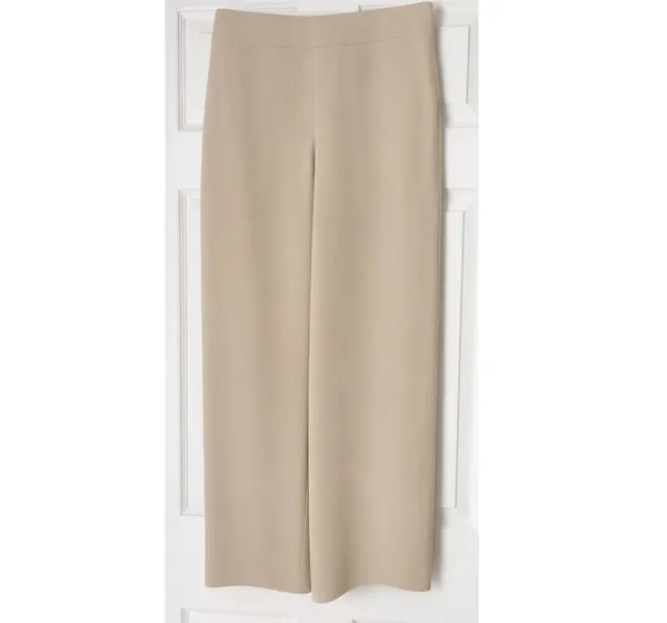Giorgio Armani Vintage beige wide leg trousers - Image 2