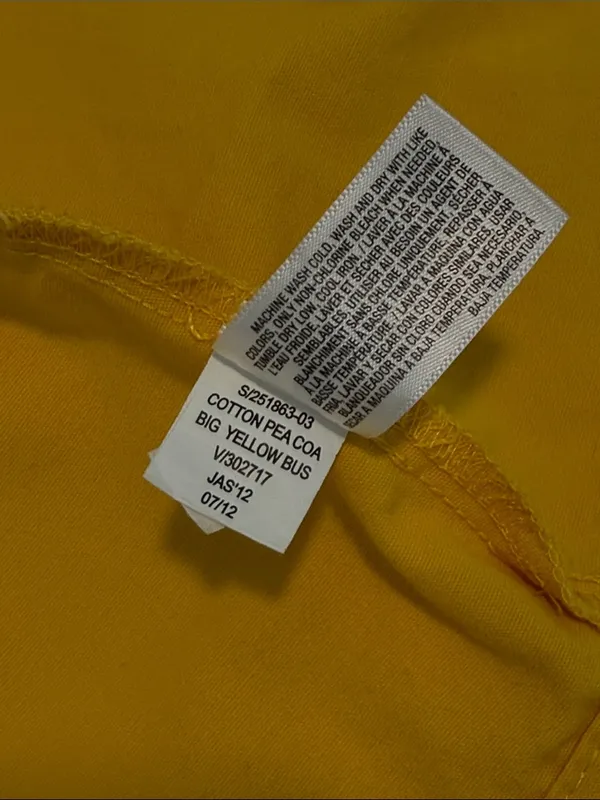 NWT 2012 Old Navy Yellow Cotton Peacoat Jacket Early 2010s Twee S - Image 15