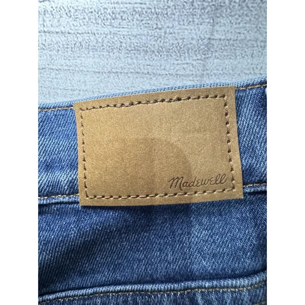 Madewell The Perfect Vintage Straight Jean Womens Size 30P NEW Jeans Whiskering - Image 5