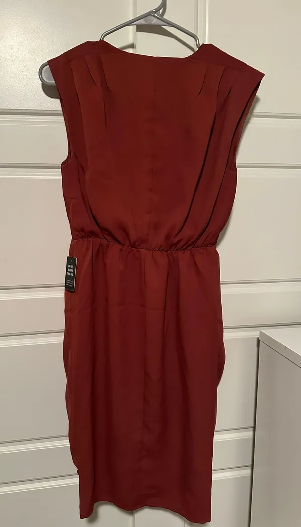 Express Red/Orange Dress - Image 2