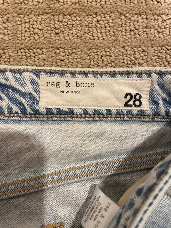 rag & bone Nina high rise shorty cigarette jeans - Image 2