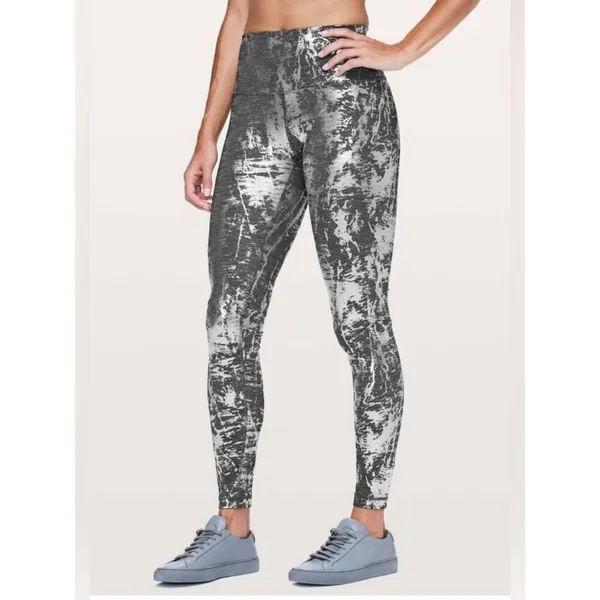 Lululemon wunder under high rise legging brindle foil 28” women’s 6 Athleisure - Image 5
