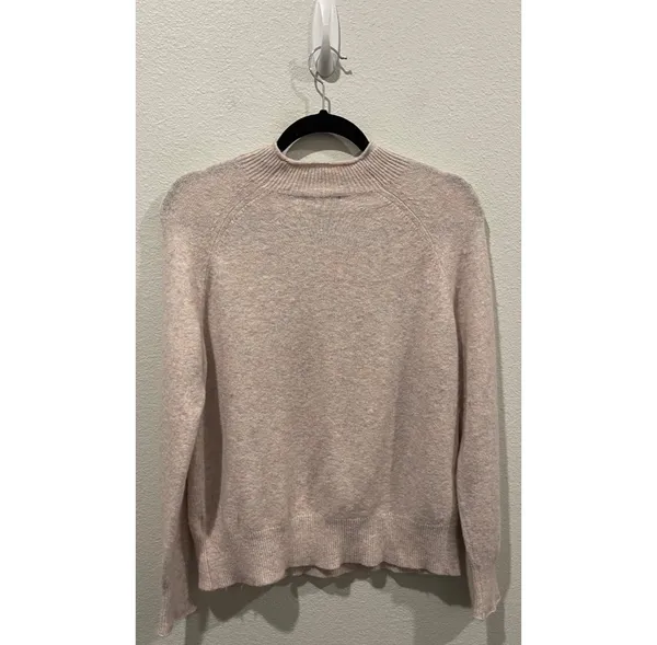 J.Crew Supersoft Pink RollNeck Wool Sweater - Image 3