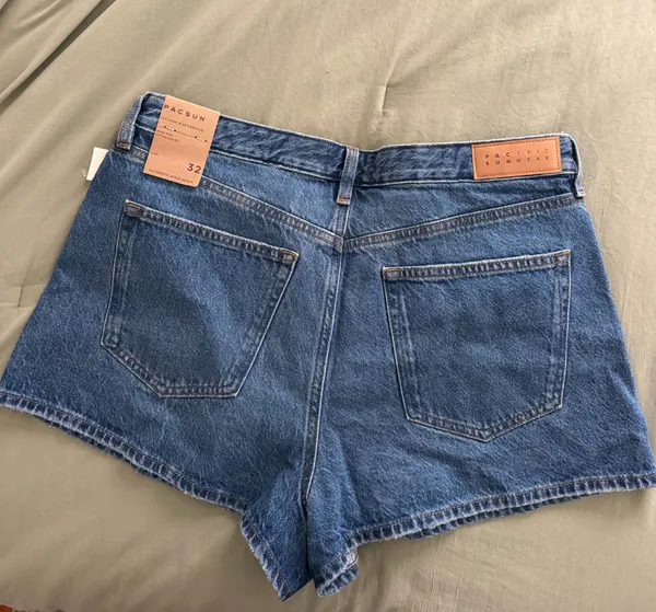 PacSun Jean Shorts Denim Blue - Image 2
