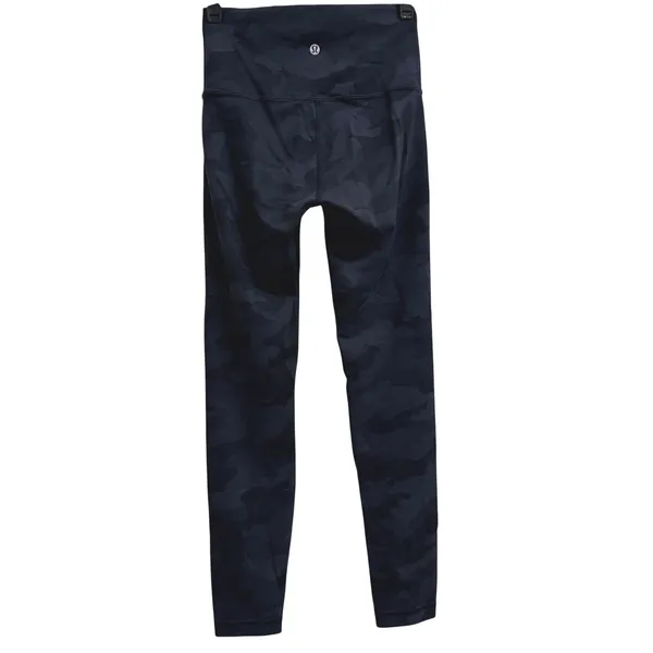 Lululemon Wunder Train HR Cropped Leggings Yoga Incognito Camo Grey‎ Size 4 - Image 2