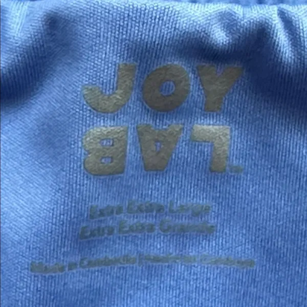 NWOT JoyLab Sky Blue Activewear Athletic Shorts with Fluted Skirt Sides size XXL - Image 2