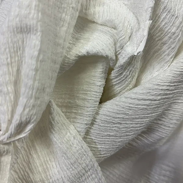 Zara White Gauze Twisted Front Dolman Short Sleeve Lightweight Top Womens Small - Image 10