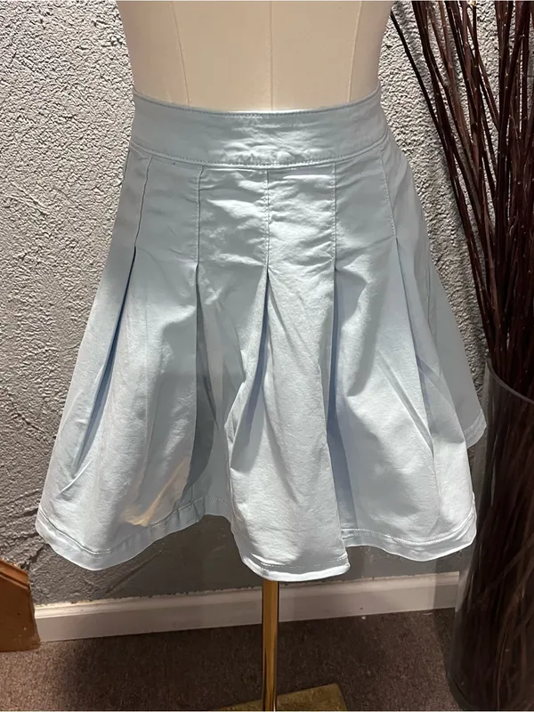 🌸AMERICAN EAGLE BLUE PLEATED MINI SKIRT SIZE 6🌸 - Image 3