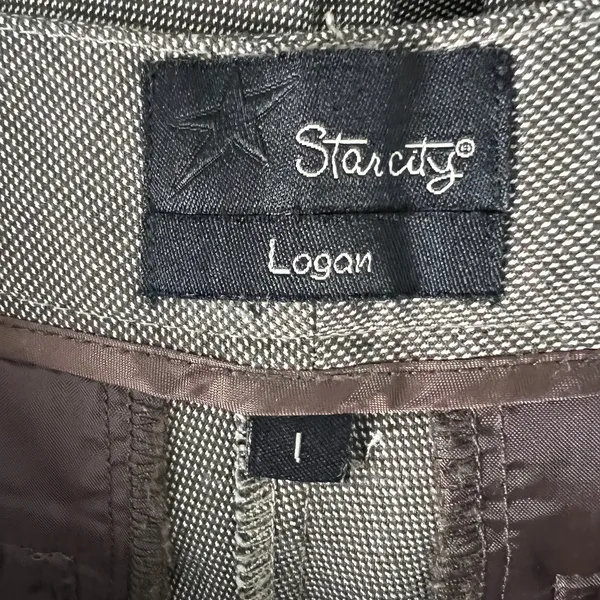 Star City Logan Brown Twill Pants Womens Small Business Career Dressy Formal - Image 2