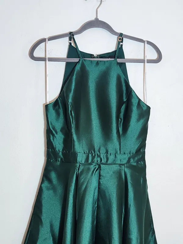 Lulus Green High Low Formal Dress Size Small NWT Wedding Guest Dress - Image 4
