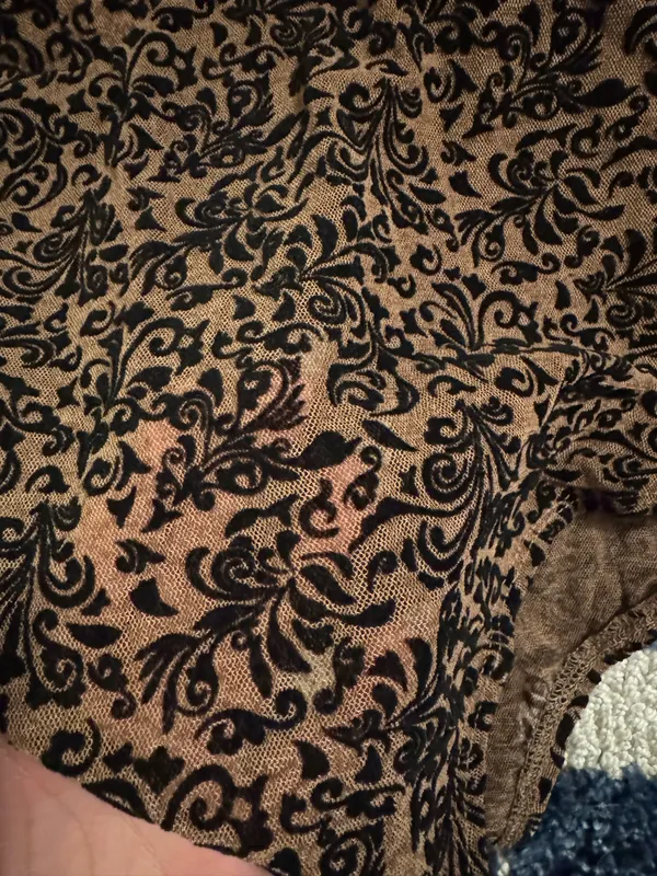 Taupe and Black Windsor off the shoulder long sleeve bodysuit - Image 5