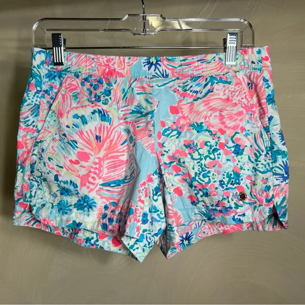Lilly Pulitzer Womens Casual Shorts Feminine Coastal Vacation Resortwear|Size:XS - Image 3