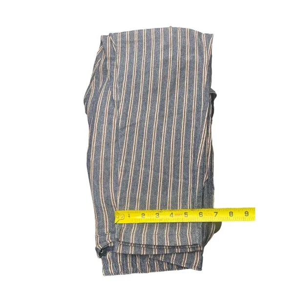 Gianni Lupo Women's Blue Pleated Drawstring loose fit pants Size M SKU 1369 - Image 5