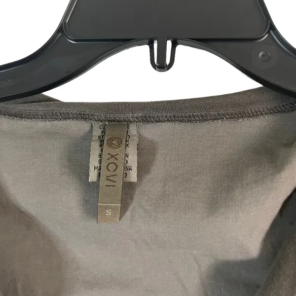 XCVI Y2k Size Small Army Green Utility Button Light‎ Jacket Going Out Academia - Image 5