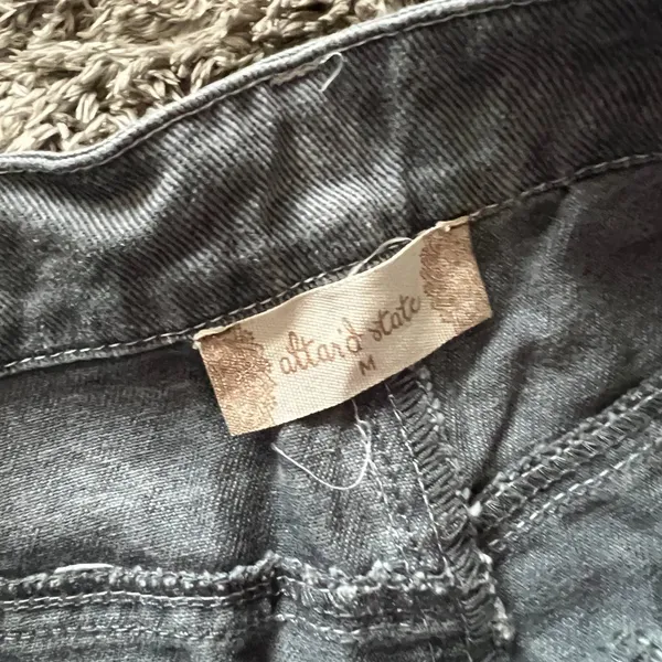 Altar'd‎ State acid wash wide leg jeans size M - Image 9