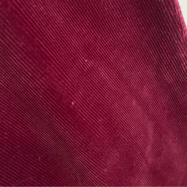 Corduroy Pants Burgundy Dark Red‎ Straight Leg Women High Waisted Rise Pockets - Image 11