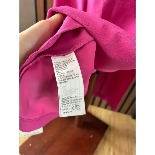 Abercrombie and fitch pink long dress with cut out up sexy size large NEW - Image 6