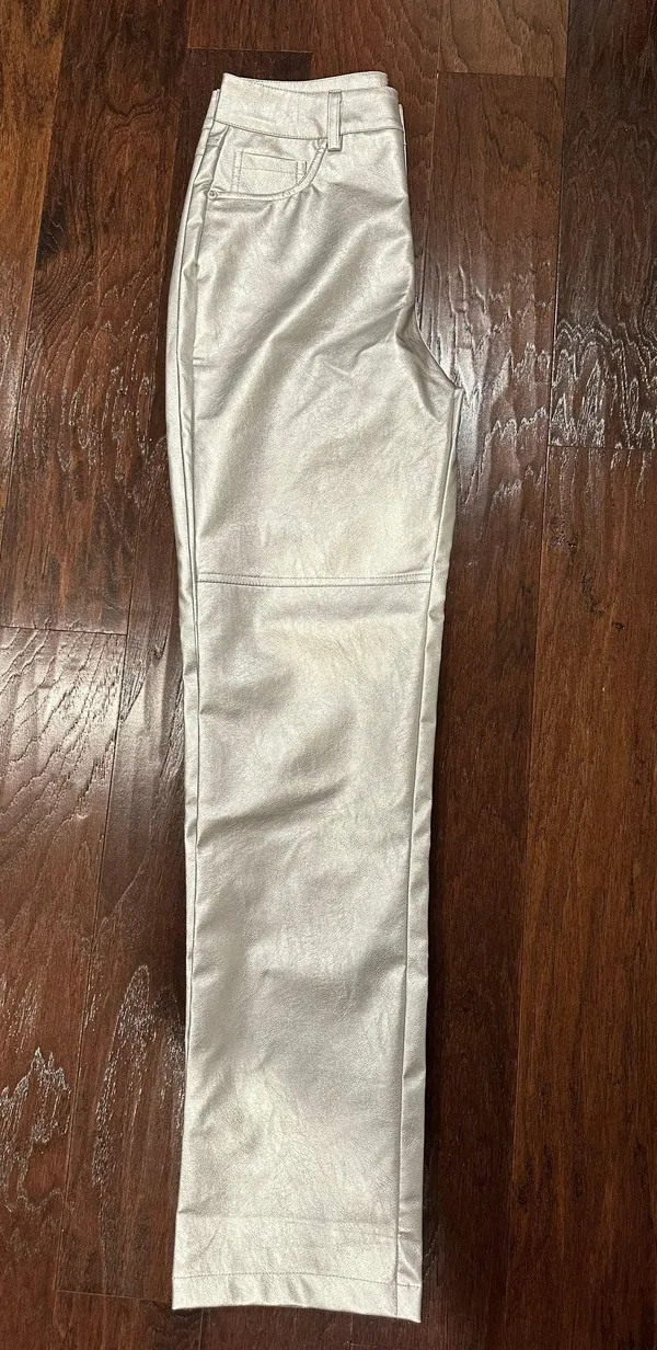 Metallic Jeans Silver Size M - Image 3
