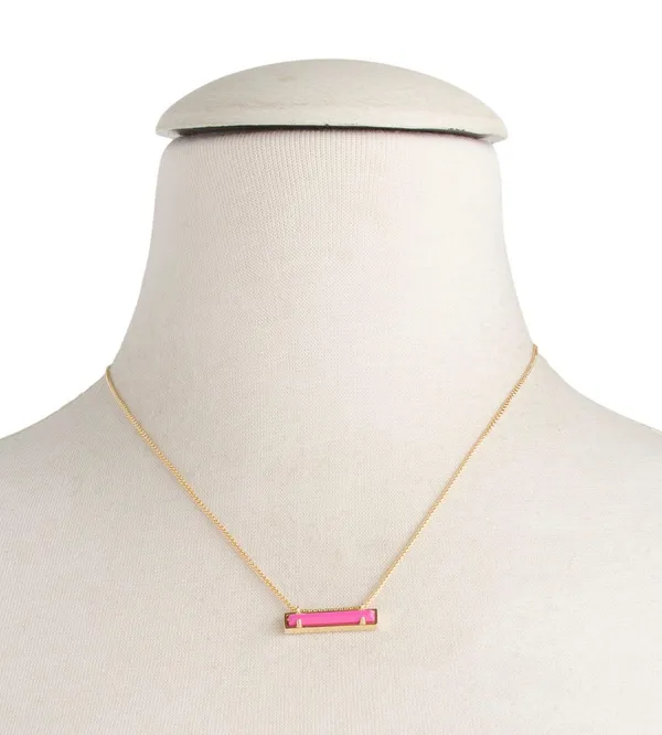 Kendra Scott gold Magenta Leanor Necklace - Image 8