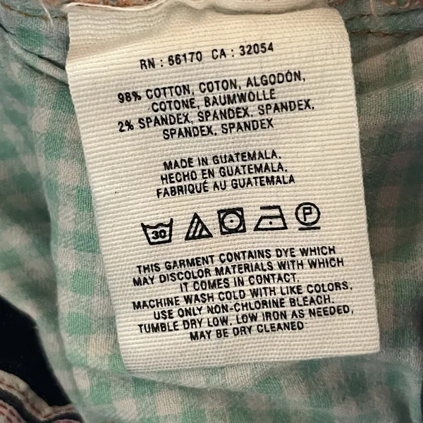 Pilcro the Letter Press Jeans Anthropolgie‎ Sz 29 Stet Selvege Blue Denim FLAW - Image 6