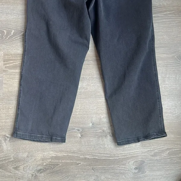 Spanx Straight Leg Jeans, Black - Image 13