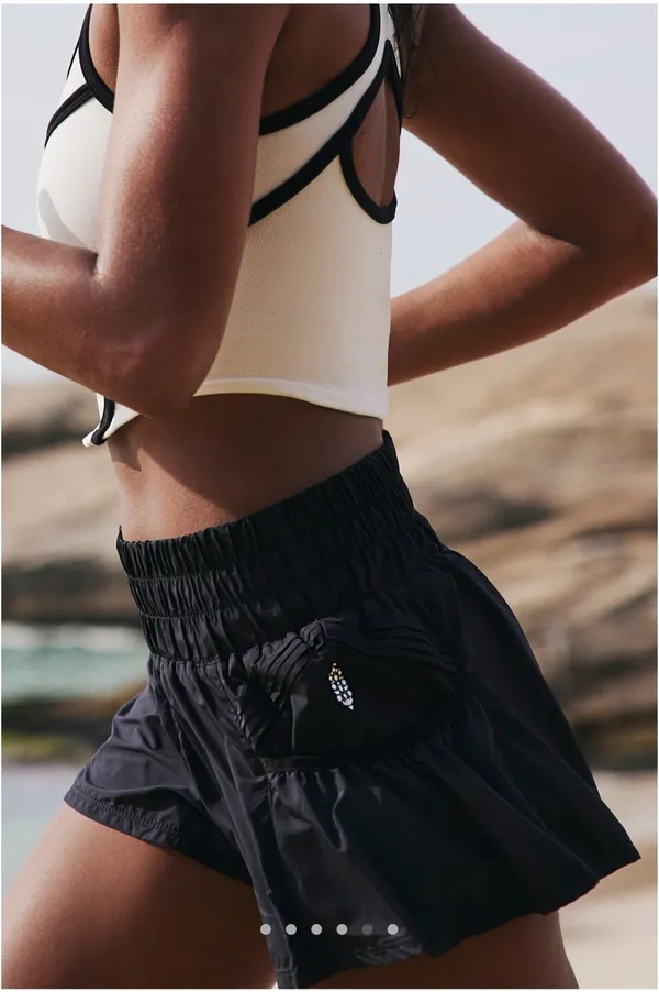 Black Get Your FP Movement Flirt On Shorts - Image 2