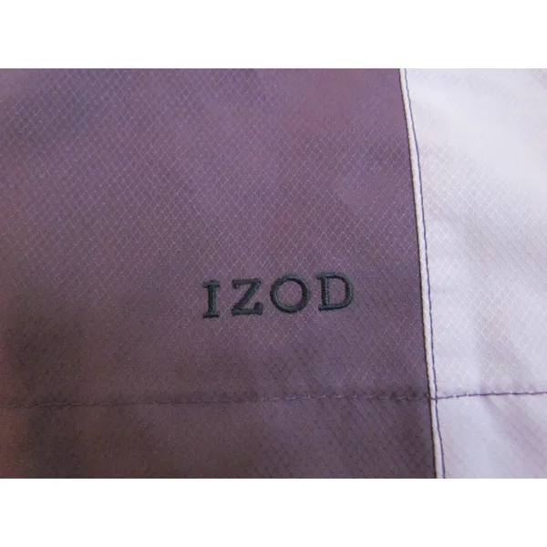 IZOD‎ Performance Pants 8 Burgundy Pink Colorblock Ripstop Hiking Gorpcore - Image 6