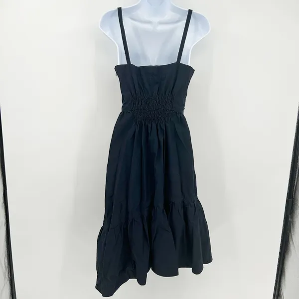 Derek Lam 10 Crosby Womens‎ Nautical Vacation Poplin Cotton Midi Dress Navy Blue - Image 11