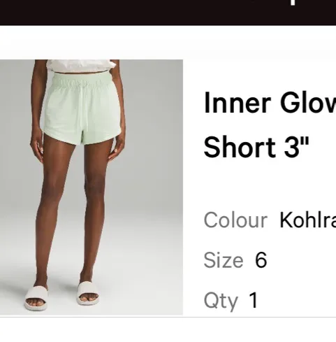 Inner Glow Lululemon High-Rise Shorts - Image 5