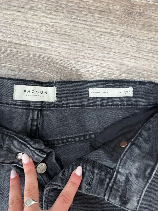 PacSun Black Distressed Jeans - Image 2