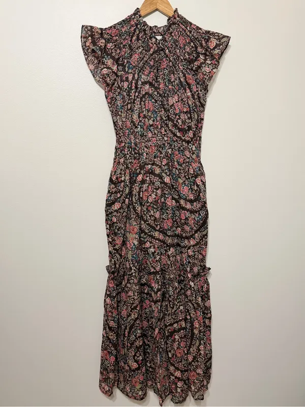 NEW Cleobella Indira Ankle Dress in Divina Print NWOT Size Small Maxi Floral - Image 2