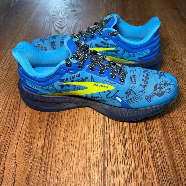 Brooks Launch 9 Boston Run Happy Blue Lobster Running Shoes 1203731B458 Womens 7 - Image 9