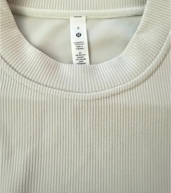 Lululemon Softstreme Ribbed cropper sweater - Image 2