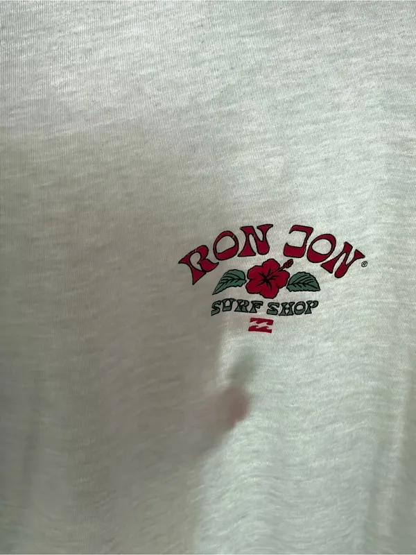 Billabong Mint Green Ron Jon Chest Graphic Short Sleeve Tee - Image 2