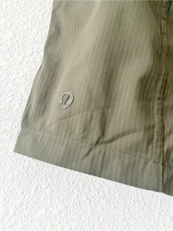 Lululemon Army Green Dance Studio High-Rise Shorts - Image 6