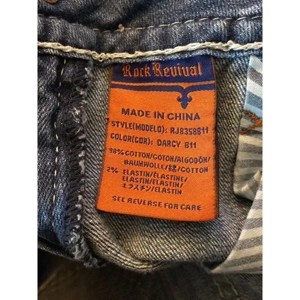 Rock revival Jeans Y2K woman size 29 - Image 6