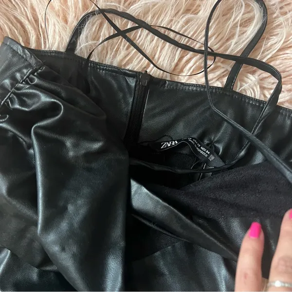 NWOT Zara Leather Dress - Image 7