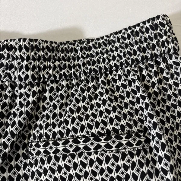 Anthropologie Larkin Jacquard Tapered‎ Trouser Ankle Pants Women Size Medium - Image 6