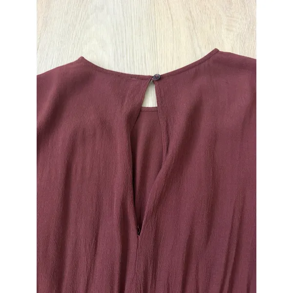 Aritzia Wilfred Maxime Dress Color Brown Size Medium - Image 8