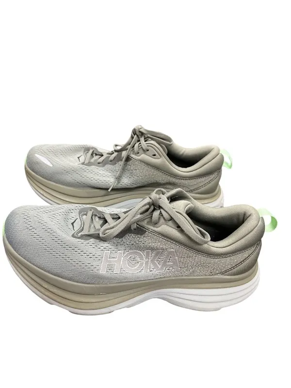 Hoka Bondi 8 wms gray green casual athletic running sneakers sz 9B SKU 10-209 - Image 4