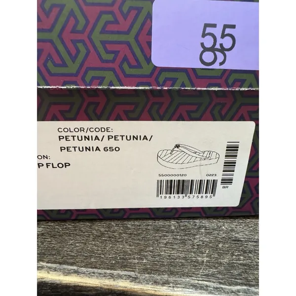 Tory Burch KIRA Flip Flops Petunia‎ Size 11 Store Display Pink - Image 11