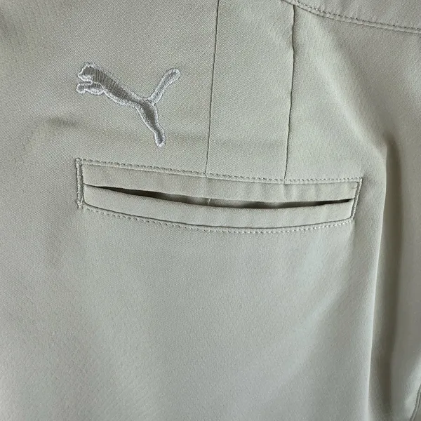 Puma Tan Short Athletic Tennis Skirt Shorts Underneath Pockets Size‎ 10 - Image 5