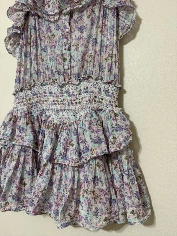 LoveShackFancy Shanely Mini Dress - Image 3